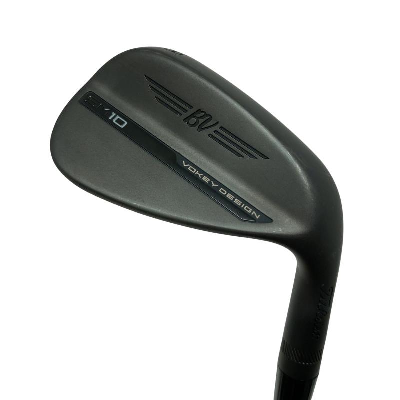 【中古】 タイトリスト VOKEY SPIN MILLED SM10 ジェットブラック 48&deg;/10&deg;F ウェッジ WG リシャフト (フレックスその他) メンズ 男性用 右利き 右用 Cランク ゴルフクラブ｜ゴルフパートナー 中古クラブ店