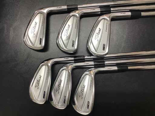 【中古】 タイトリスト Titleist CB 716 6S アイアン仕掛ける IR Dynamic Gold AMT (フレックスS) メンズ 成人男性用 右利き 右用 C価値づける ゴルフ野球クラブ