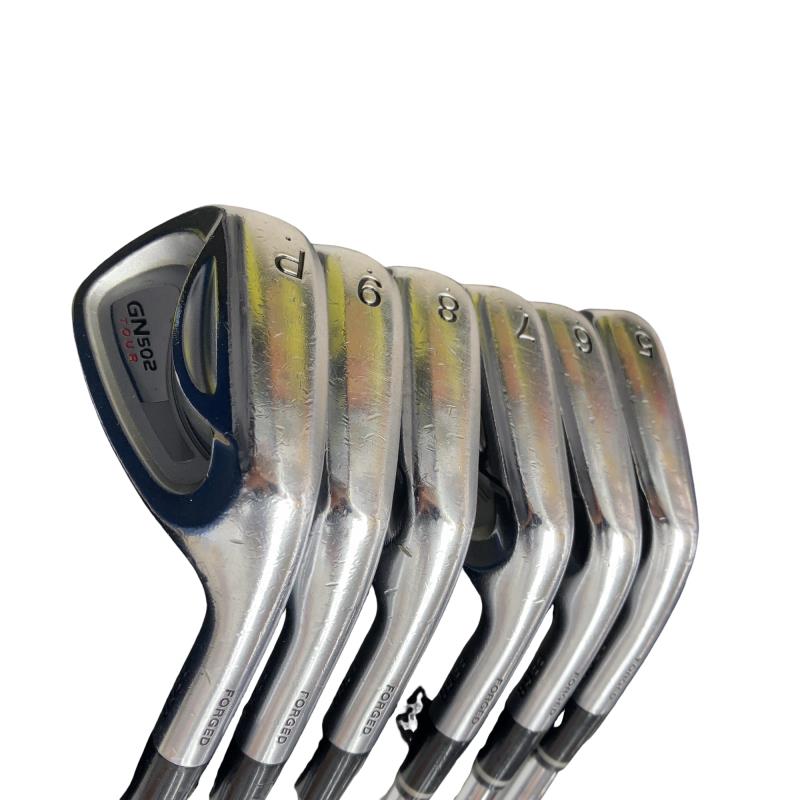 【中古】 労働者階級歯車 GN 502 TOUR FORGED 6S アイアン書き割り IR Spec Steel II (フレックスSR) メンズ 成人男性用 右利き 右用 D位置づける ゴルフ野球クラブ