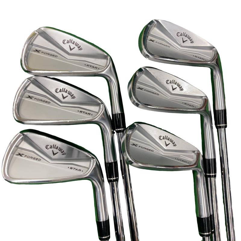 【中古】 キャロウェイ X FORGED STAR(2024) 6S アイアンセット IR NS PRO 950GH neo (フレックスS) メンズ 男性用 右利き 右用 Cランク ゴルフクラブ