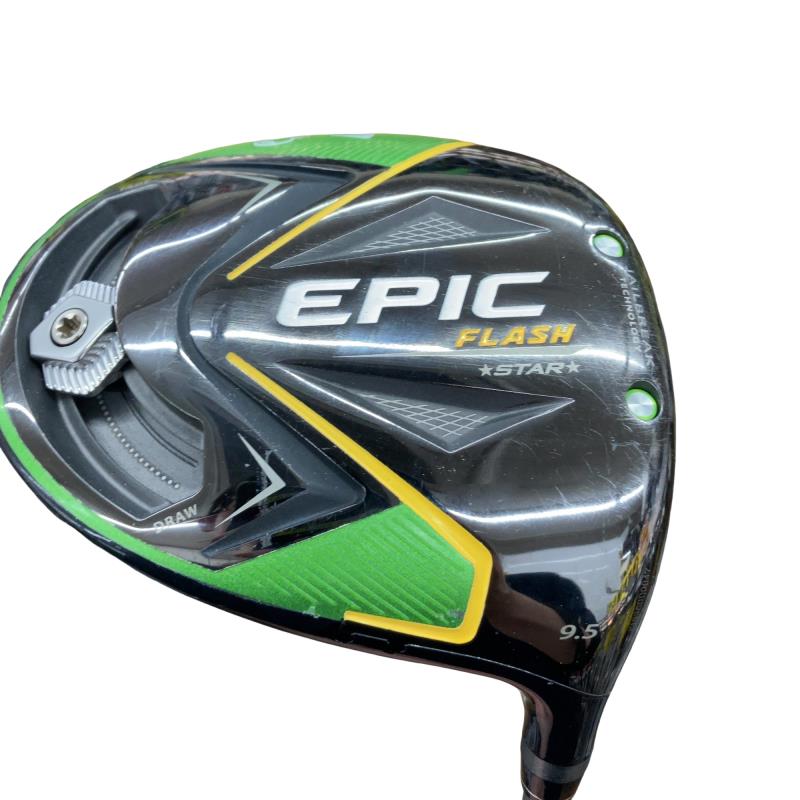 【中古】 キャロウェイ EPIC FLASH STAR 9.5° ドライバー DR Speeder EVOLUTION for CW(ドライバー) (フレックスS) メンズ 男性用 右利き 右用 Cランク ゴルフクラブ