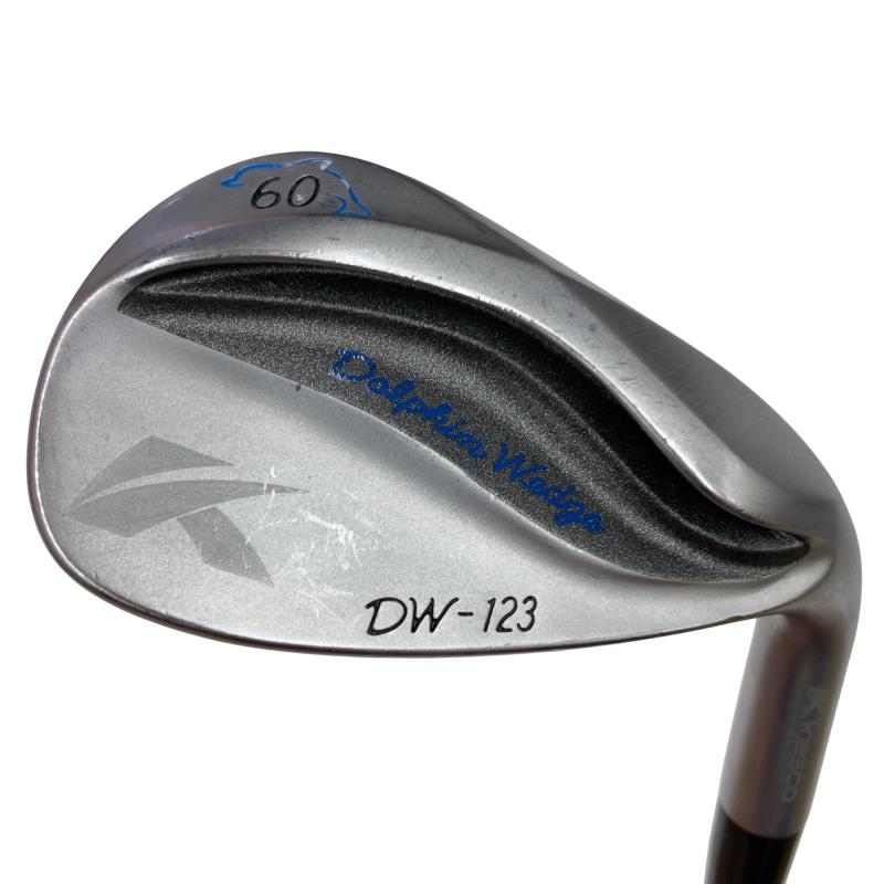 【中古】 キャスコ Dolphin Wedge DW-123 シルバー 60° ウェッジ WG Dolphin DP-231 (フレックスその他) メンズ 男性用 右利き 右用 Cランク ゴルフクラブ