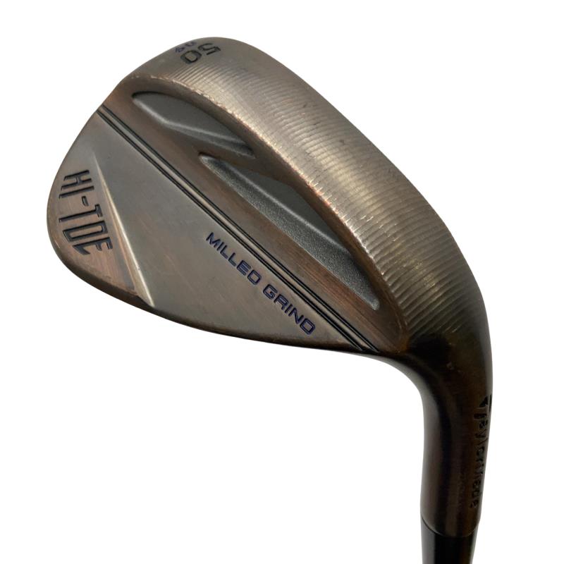 【中古】 仕立て屋御手伝いさん Taylor Made MILLED GRIND HI-TOE(2022) 50°/09° ウェッジ WG KBS Hi-REV 2.0 (フレックス余分の物) メンズ 成人男性用 右利き 右用 C序列付ける ゴルフ野球クラブ