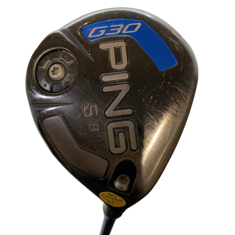 【中古】 ピン G30 5W フェアウェイウッド FW TFC 390(公明正大通い路) (フレックスSR) メンズ 成人男性用 右利き 右用 D位置づける ゴルフ野球クラブ