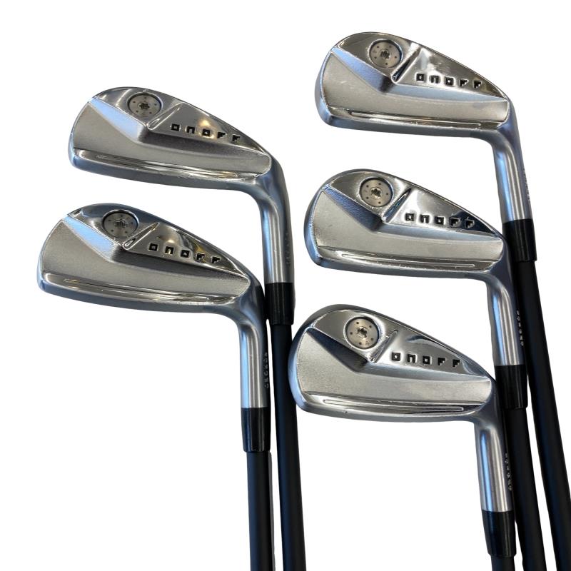【中古】 ダイワ(グローブライド) ONOFF FORGED(2024) KURO 5S アイアン仕掛ける IR リシャフト (フレックス余分の物) メンズ 成人男性用 右利き 右用 C価値づける ゴルフ野球クラブ
