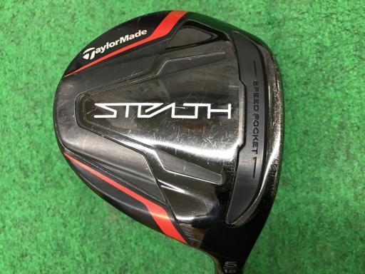【中古】 テーラーメイド STEALTH 5W フェアウェイウッド FW TENSEI RED TM50(STEALTH FW) (フレックスSR) メンズ 男性用 右利き 右用 Cランク ゴルフクラブ