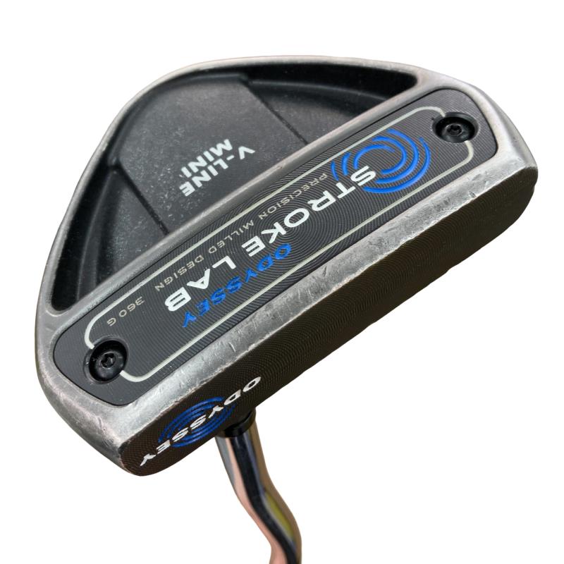 【中古】 オデッセイ STROKE LAB V-LINE MINI 34インチ パター PT スチール (フレックスその他) メンズ 男性用 右利き 右用 Dランク ゴルフクラブ 9,199円