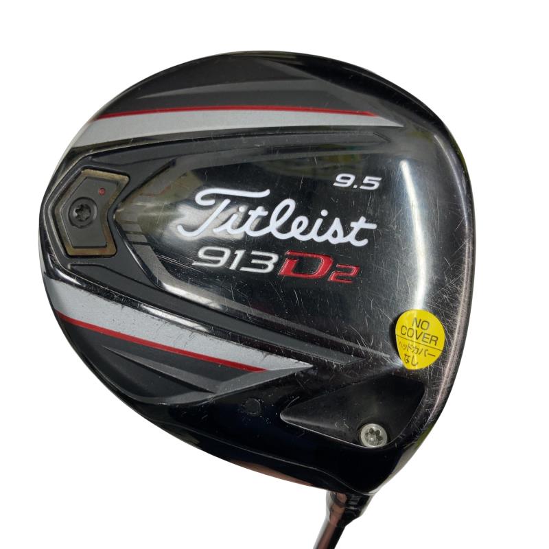 【中古】 タイトリスト 913 D2  9.5° １番ウッド DR Titleist ROMBAX 55 (フレックスS) メンズ 成人男性用 右利き 右用 D序列付ける ゴルフ野球クラブ