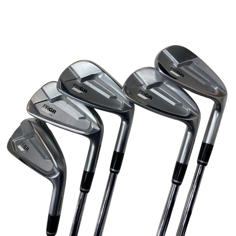 【中古】 プロギア PRGR 01(2023) 5S アイアンセット IR NS PRO MODUS3 TOUR115 (フレックスS) メンズ 男性用 右利き 右用 Dランク ゴルフクラブ