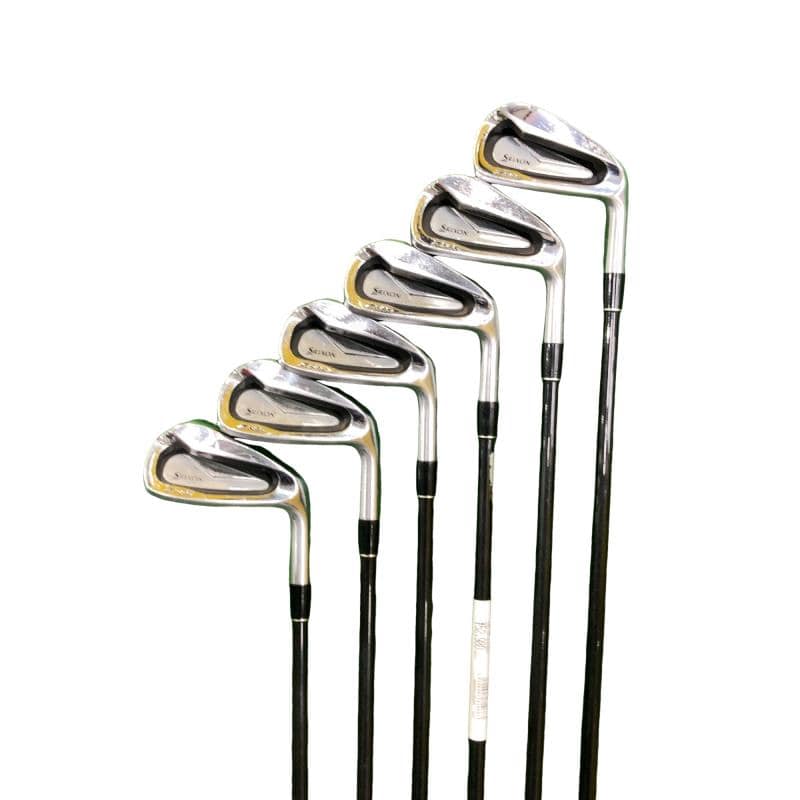 【中古】 ダンロップ SRIXON Z585 6S アイアンセット IR Miyazaki Mahana (フレックスR) メンズ 男性用 右利き 右用 Cランク ゴルフクラブ