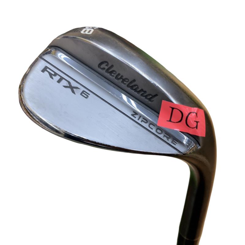 【中古】 クリーブランド Cleveland RTX-6 ZIPCORE ブラックサテン 58°/10° MID ウェッジ WG Dynamic Gold (フレックスS) メンズ 男性用 右利き 右用 Cランク ゴルフクラブ