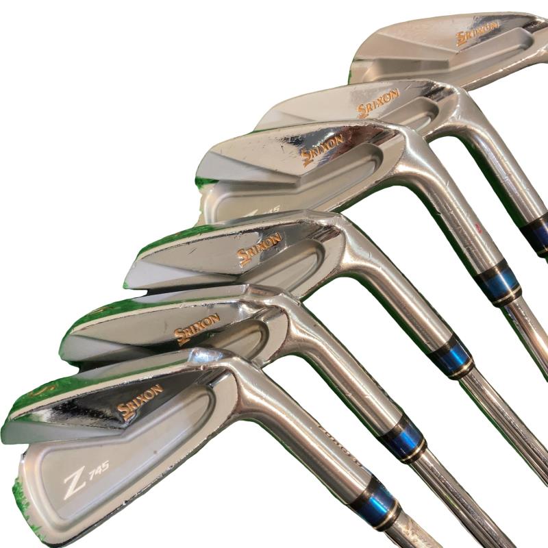 【中古】 ダンロップ SRIXON Z745 6S アイアンセット IR Dynamic Gold (フレックスX) メンズ 男性用 右利き 右用 Cランク ゴルフクラブ