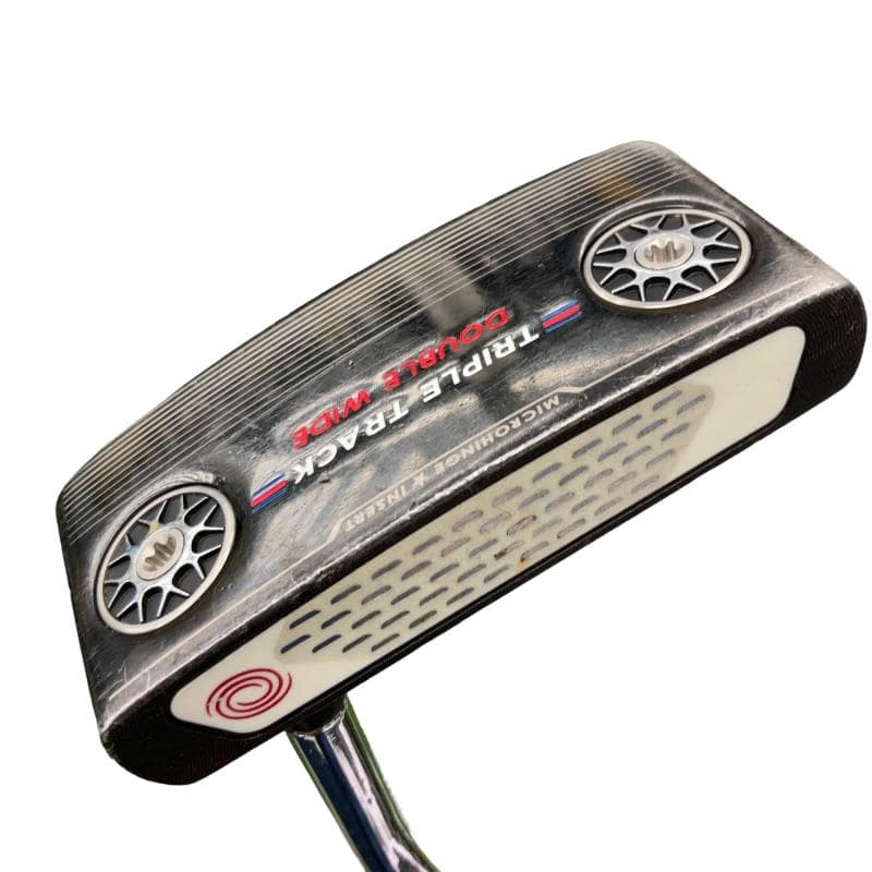 【中古】 オデッセイ TRIPLE TRACK DOUBLE WIDE 33インチ パター PT STROKE LAB BLACK (フレックスその他) メンズ 男性用 右利き 右用 Cランク ゴルフクラブ