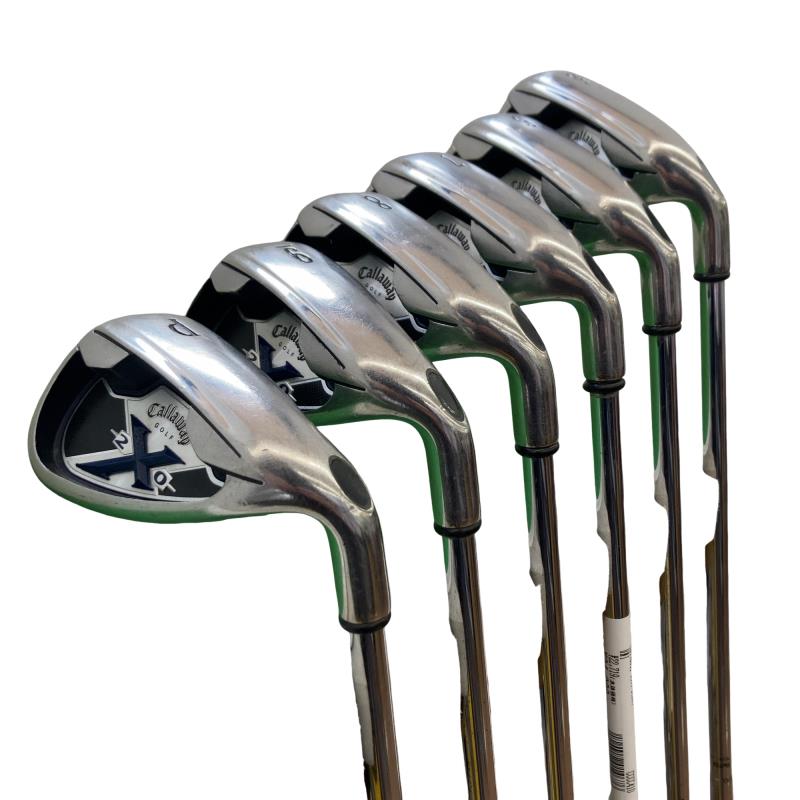【中古】 キャロウェイ X・20 6S USA アイアンセット IR Callaway Golf Steel (フレックスUNI) メンズ 男性用 右利き 右用 Dランク ゴルフクラブ
