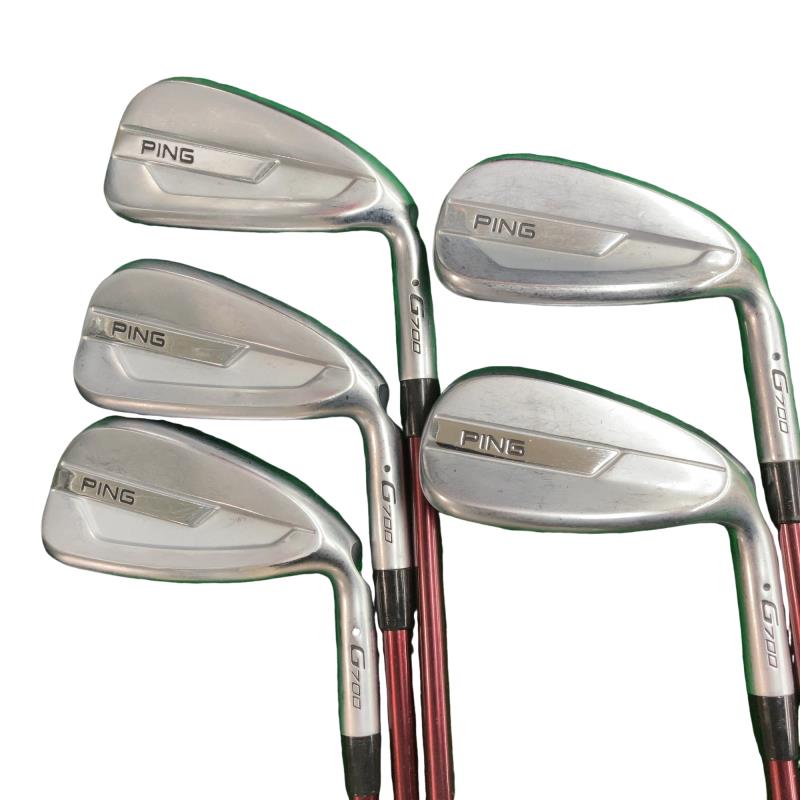 【中古】 ピン G700 5S アイアンセット IR PING FUBUKI (フレックスR) メンズ 男性用 右利き 右用 Cランク ゴルフクラブ