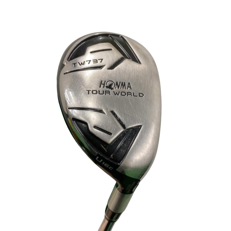 【中古】 本間ゴルフ TOUR WORLD TW737c 16° ユーティリティ UT 純正特注シャフト (フレックスS) メンズ 男性用 右利き 右用 Cランク ゴルフクラブ