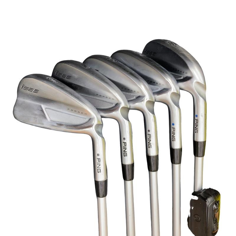 【中古】 ピン i525 5S アイアンセット IR 純正特注シャフト (フレックスS) メンズ 男性用 右利き 右用 Cランク ゴルフクラブ