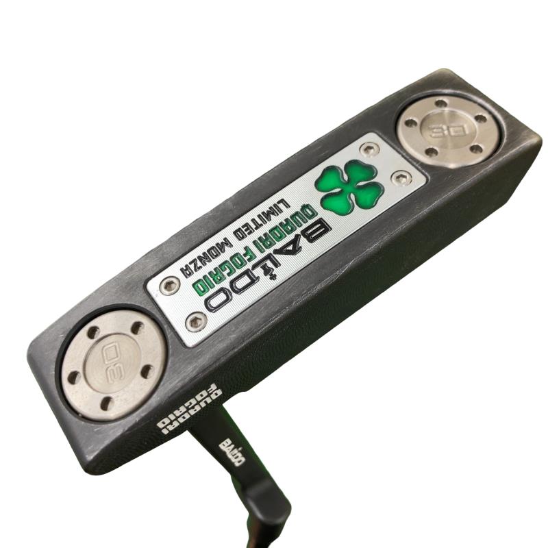 【中古】 BALDO QUADRI FOGLIO LIMITED MONZA 007(スペシャルロングネック)33インチ パター PT スチール (フレックスその他) メンズ 男性用 右利き 右用 Dランク ゴルフクラブ