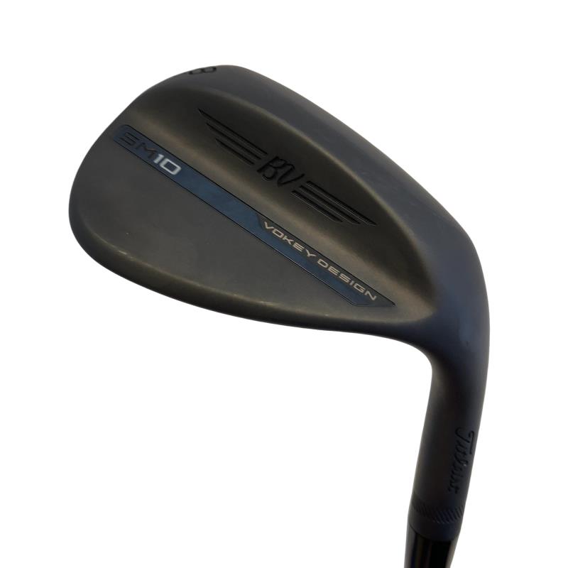 【中古】 タイトリスト VOKEY SPIN MILLED SM10 ジェットブラック 58°/12°D ウェッジ WG リシャフト (フレックスその他) メンズ 男性用 右利き 右用 Cランク ゴルフクラブ|ゴルフパートナー 中古クラブ店