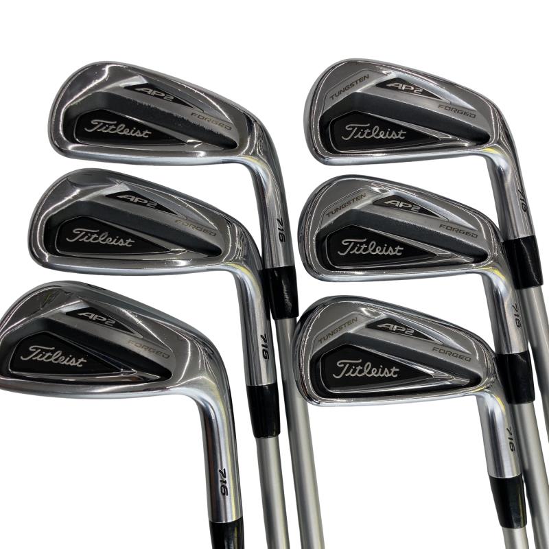 【中古】 タイトリスト Titleist AP2 716 6S アイアンセット IR 純正特注シャフト (フレックスR) メンズ 男性用 右利き 右用 Dランク ゴルフクラブ