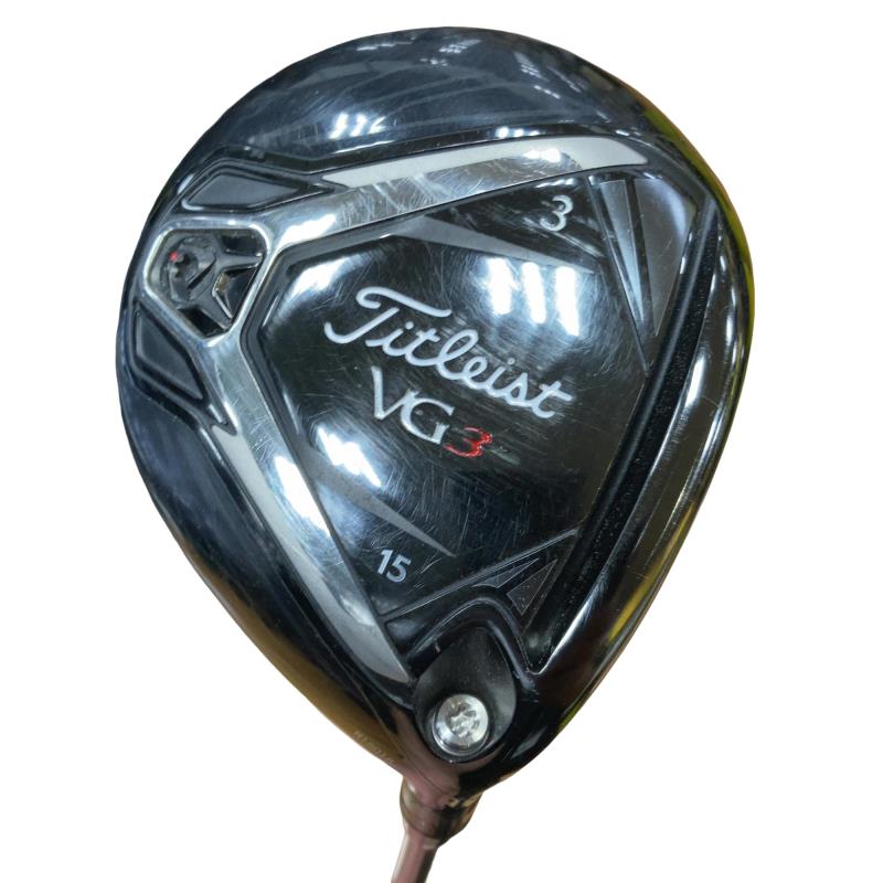 【中古】 タイトリスト Titleist VG3(2018) 3W フェアウェイウッド FW Titleist VG F(2018) (フレックスS) メンズ 成人男性用 右利き 右用 C位置づける ゴルフ野球クラブ