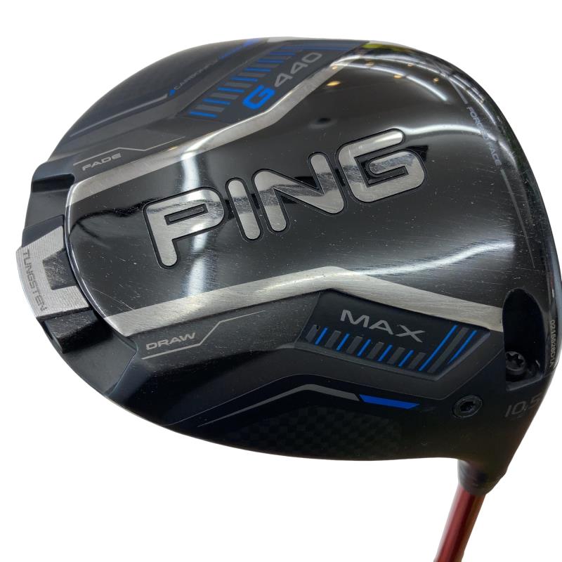 【中古】 ピン G440 MAX 10.5° １番ウッド DR リシャフト (フレックス余分の物) メンズ 成人男性用 右利き 右用 C序列付ける ゴルフ野球クラブ