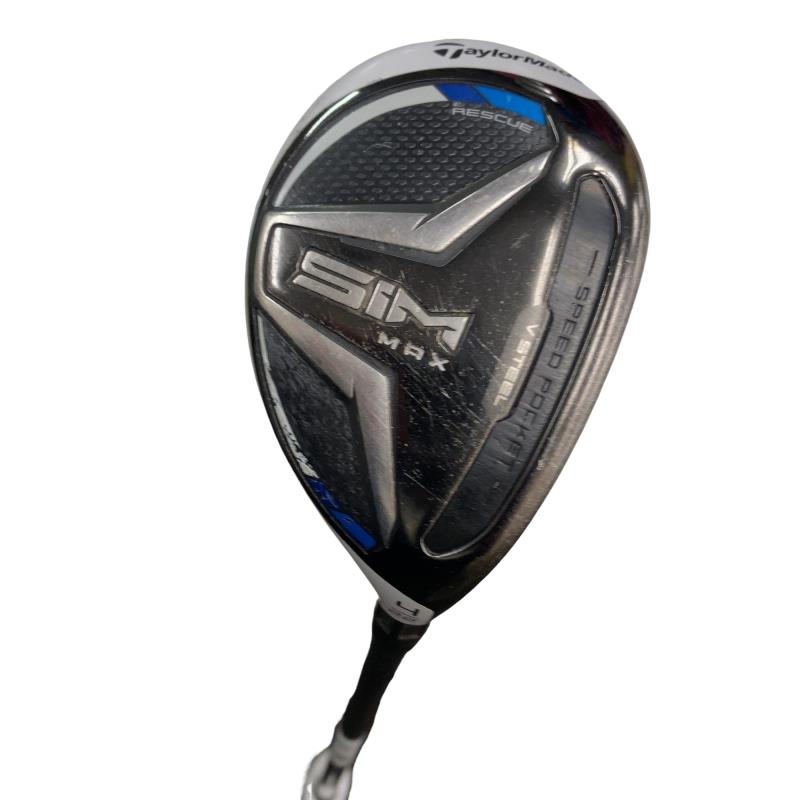 【中古】 テーラーメイド SIM MAX U4 ユーティリティ UT TENSEI BLUE TM60(UT) (フレックスR) メンズ 男性用 右利き 右用 Cランク ゴルフクラブ