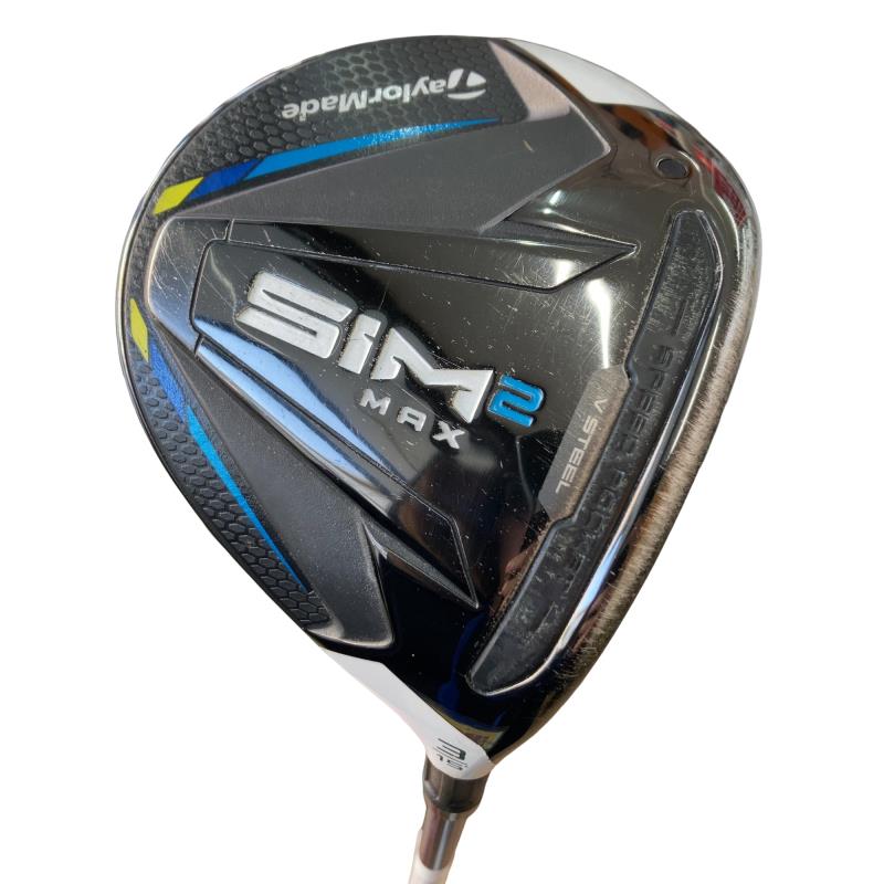 【中古】 テーラーメイド SIM2 MAX 3W フェアウェイウッド FW Diamana TB 60 (フレックスS) メンズ 男性用 右利き 右用 Cランク ゴルフクラブ