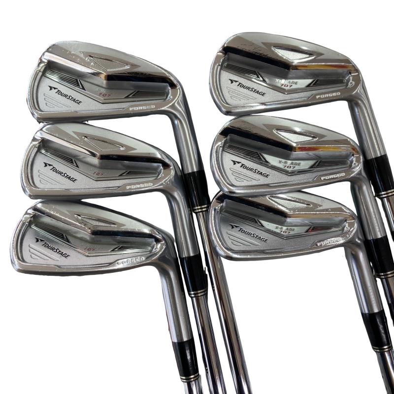 【中古】 ブリヂストン TOURSTAGE X-BLADE 707 6S アイアン書き割り IR Dynamic Gold (フレックスS) メンズ 成人男性用 右利き 右用 C位置づける ゴルフ野球クラブ