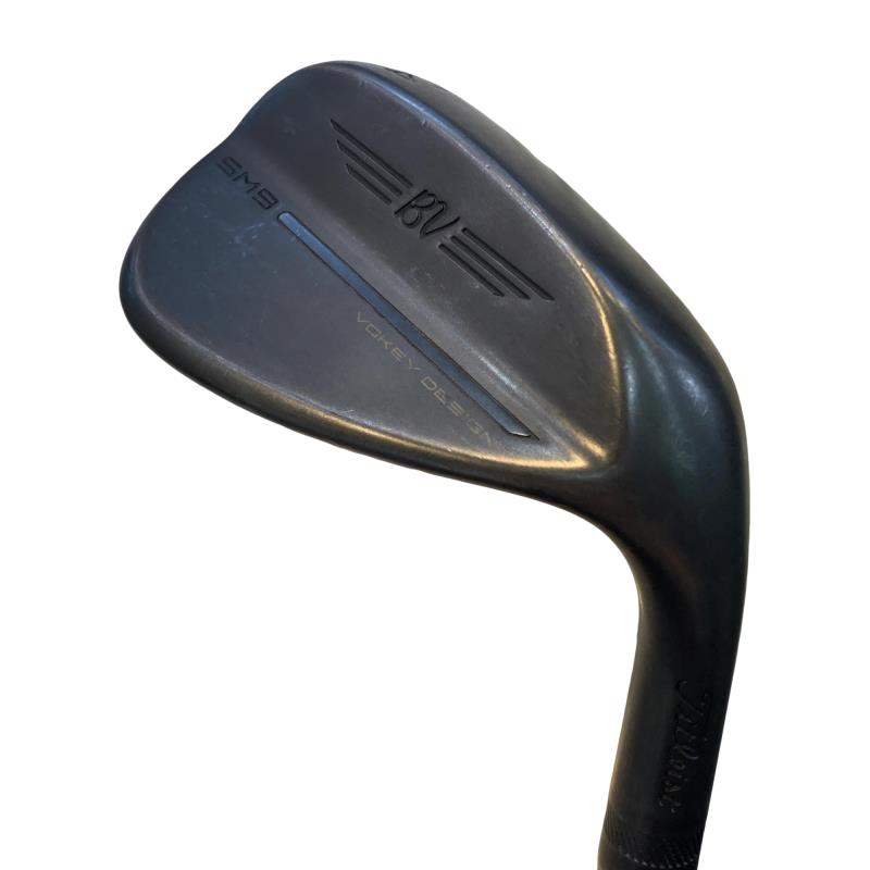 【中古】 タイトリスト VOKEY SPIN MILLED SM9 ジェットブラック 54°/14°F ウェッジ WG 純正特注シャフト (フレックスS) メンズ 男性用 右利き 右用 Cランク ゴルフクラブ