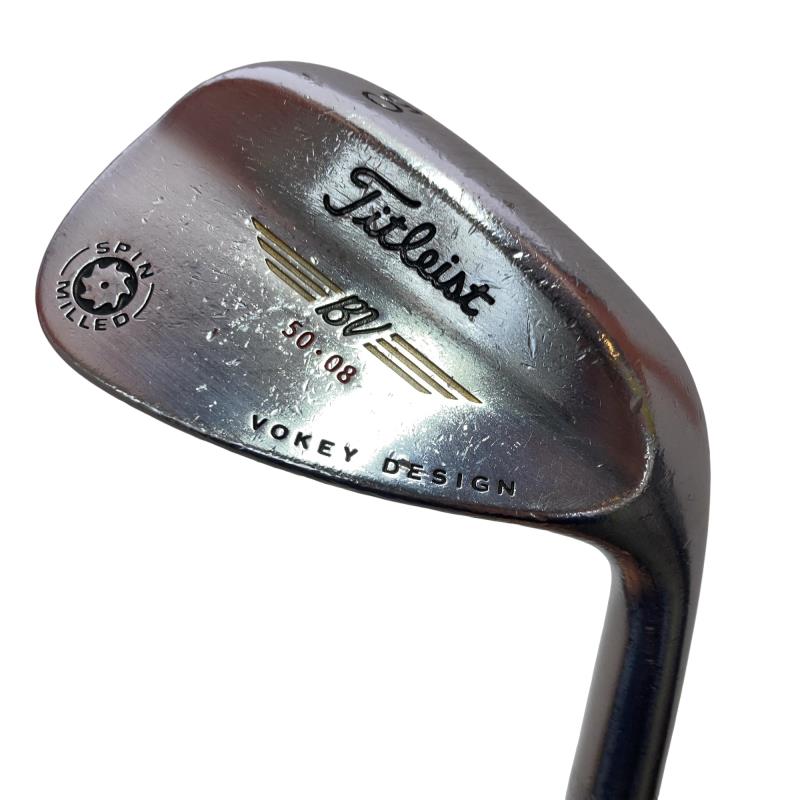 【中古】 タイトリスト VOKEY SPIN MILLED(2009) 50°/08° ウェッジ WG リシャフト (フレックスその他) メンズ 男性用 右利き 右用 Dランク ゴルフクラブ