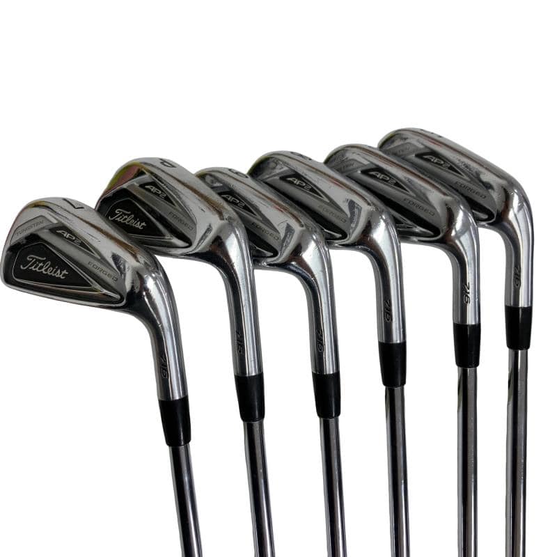【中古】 タイトリスト Titleist AP2 716 6S アイアン仕掛ける IR Dynamic Gold AMT (フレックスS) メンズ 成人男性用 右利き 右用 C価値づける ゴルフ野球クラブ