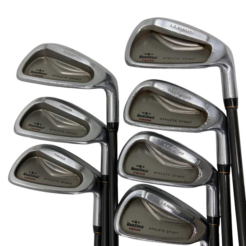【中古】 ブリヂストン TOURSTAGE V8000 9S アイアンセット IR Tour Design TDI-50M (フレックスR) メンズ 男性用 右利き 右用 Cランク ゴルフクラブ