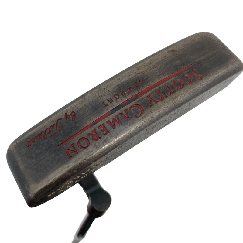 【中古】 タイトリスト SCOTTY CAMERON NEWPORT(火器青色) パター PT Micro Step (フレックス余分の物) メンズ 成人男性用 右利き 右用 C価値づける ゴルフ野球クラブ