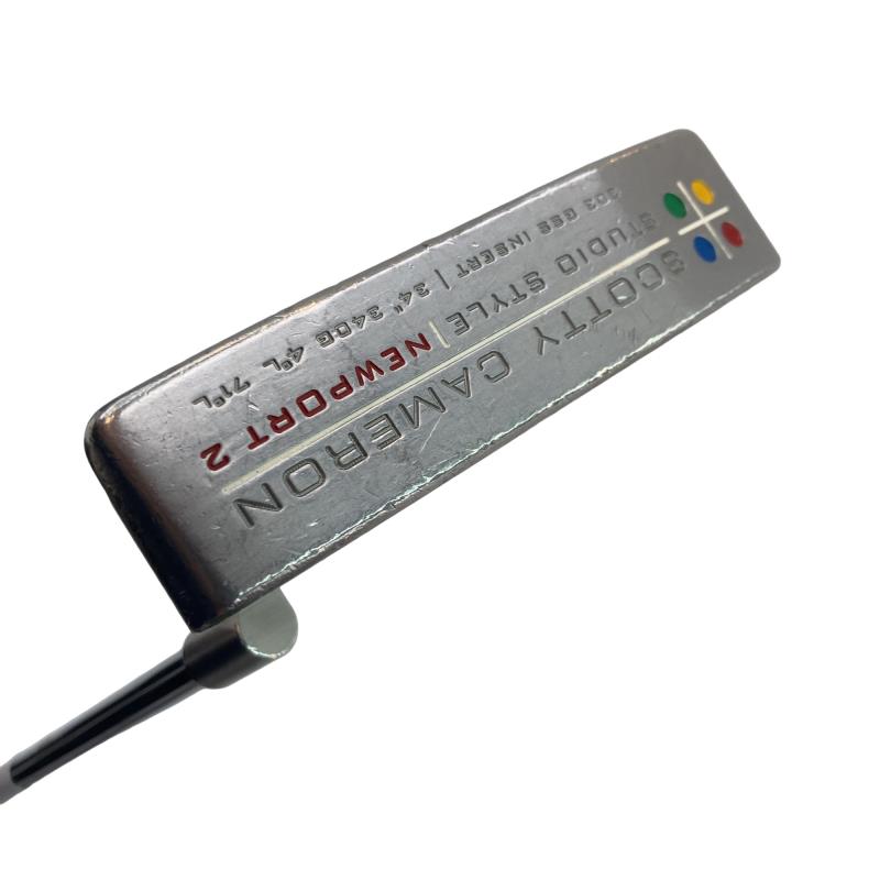 【中古】 タイトリスト SCOTTY CAMERON STUDIO STYLE NEWPORT 2 340G 34in パター PT スチール写真 (フレックス余分の物) メンズ 成人男性用 右利き 右用 C序列付ける ゴルフ野球クラブ