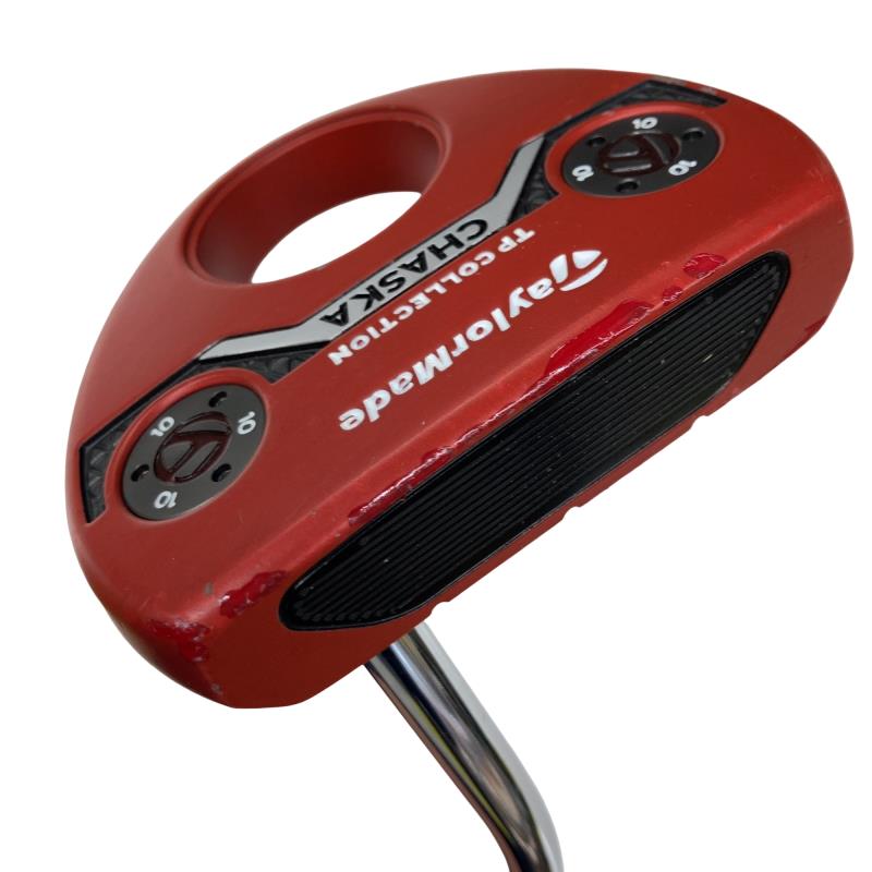 【中古】 仕立て屋御手伝いさん TP COLLECTION RED CHASKA 34in パター PT スチール写真 (フレックス余分の物) メンズ 成人男性用 右利き 右用 C序列付ける ゴルフ野球クラブ メンズクラブ-パター