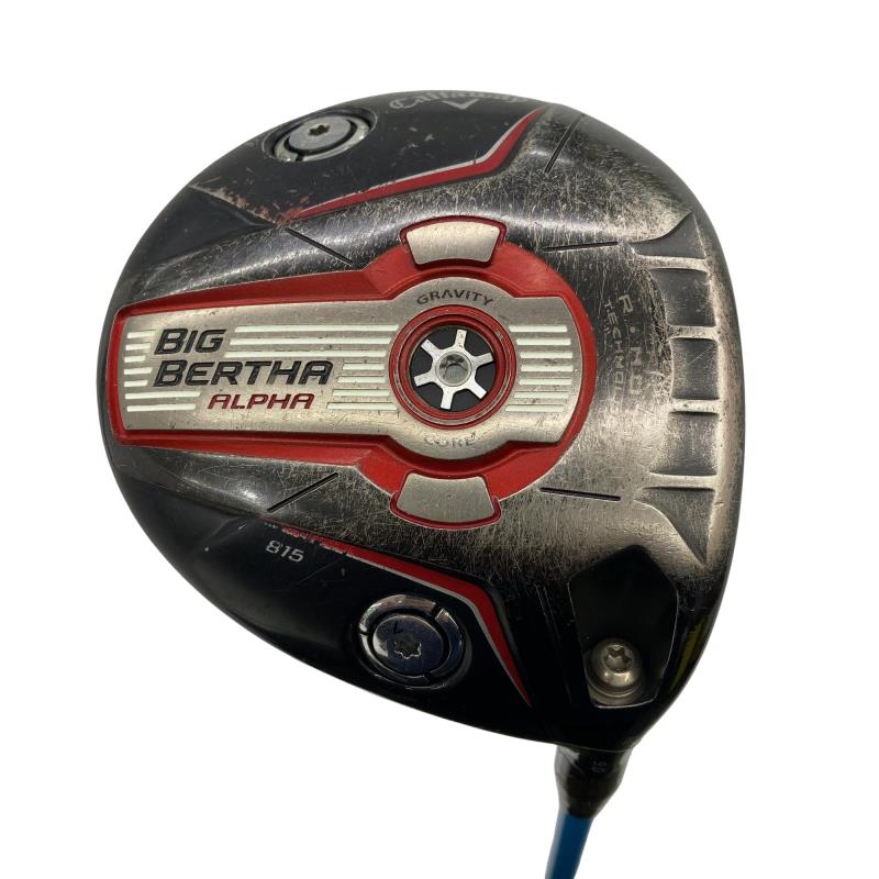 【中古】 キャロウェイ BIG BERTHA ALPHA 815 9° ドライバー DR ATTAS 6☆ 6 (フレックスS) メンズ 男性用 右利き 右用 Dランク ゴルフクラブ