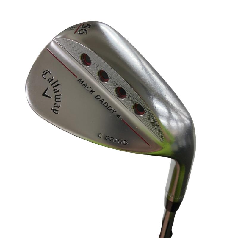 【中古】 キャロウェイ MACK DADDY 4 Crメッキ 56°/08°C ウェッジ WG NS PRO MODUS3 TOUR120 (フレックスS) メンズ 成人男性用 右利き 右用 C価値づける ゴルフ野球クラブ