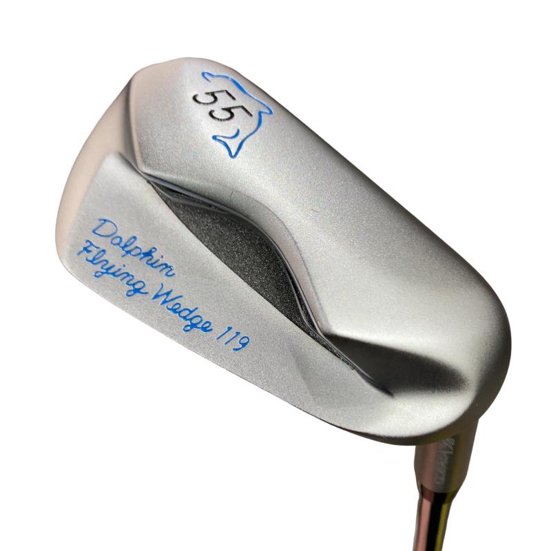 【中古】 キャスコ Dolphin Flying Wedge DFW-119 55° 34in(ジャンボグリップ) ウェッジ WG Dolphin 一風変わったスチール写真 (フレックス余分の物) メンズ 成人男性用 右利き 右用 B位置づける ゴルフ野球クラブ