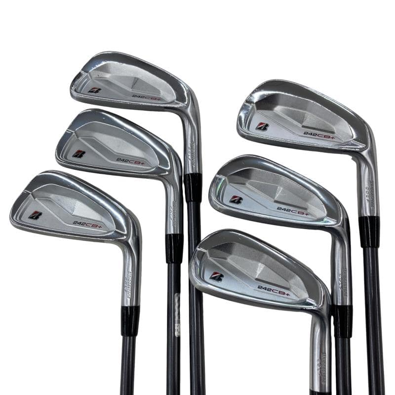 【中古】 ブリヂストン BRIDGESTONE 242CB+ 6S アイアンセット IR Diamana Thump iB70 (フレックスS) メンズ 男性用 右利き 右用 Cランク ゴルフクラブ