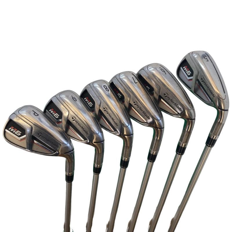 【中古】 テーラーメイド M6 6S アイアンセット IR FUBUKI TM6(2019 アイアン) (フレックスS) メンズ 男性用 右利き 右用 Cランク ゴルフクラブ
