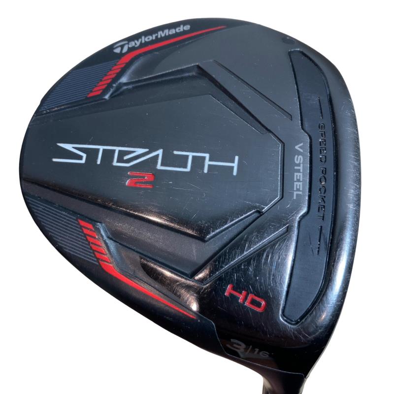 【中古】 テーラーメイド STEALTH2 HD 3W USA フェアウェイウッド FW 純正特注シャフト (フレックスその他) メンズ 男性用 右利き 右用 Cランク ゴルフクラブ