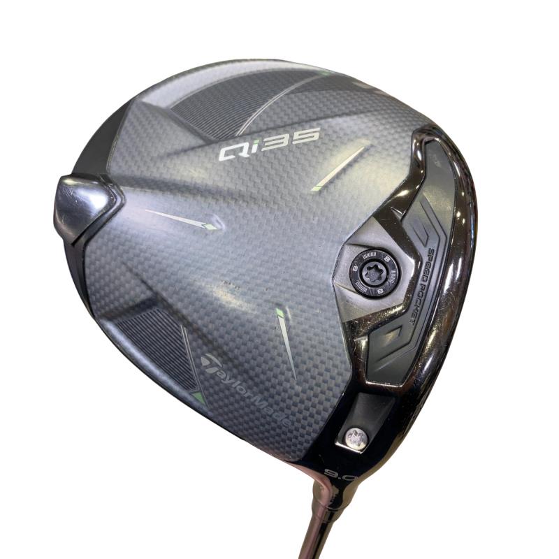 【中古】 テーラーメイド Qi35 9° ドライバー DR 純正特注シャフト (フレックスS) メンズ 男性用 右利き 右用 Cランク ゴルフクラブ
