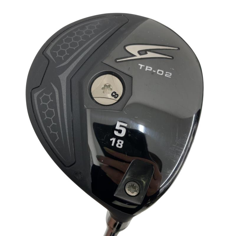【中古】 つるや GOLDEN PRIX TP-02 5W フェアウェイウッド FW 純正特注シャフト (フレックスX) メンズ 男性用 右利き 右用 Cランク ゴルフクラブ