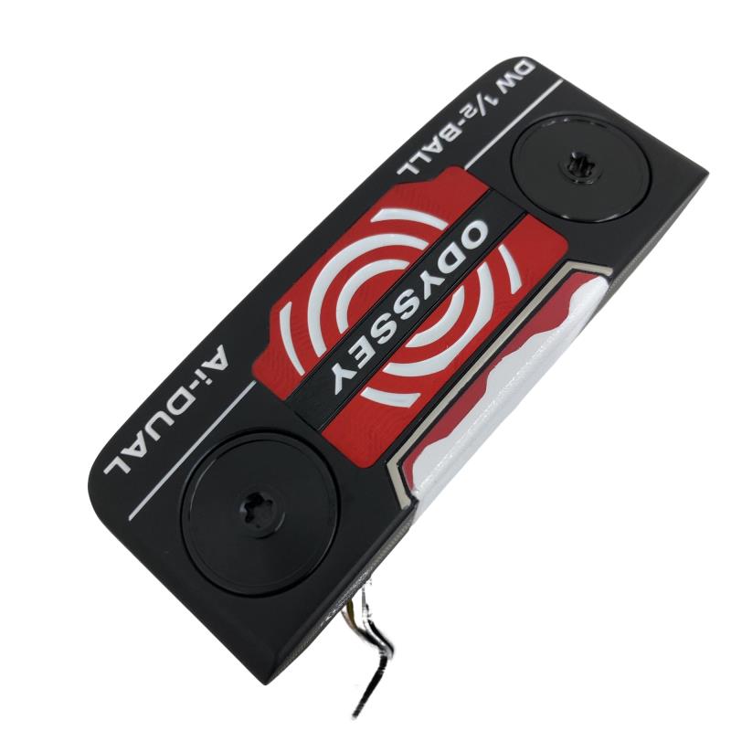 【中古】 オデッセイ Ai-DUAL DW 1/2-BALL DB 34in パター PT STROKE LAB 90 スチール写真 (フレックス余分の物) メンズ 成人男性用 右利き 右用 A序列付ける ゴルフ野球クラブ