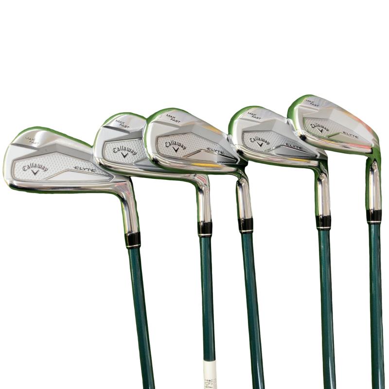 【中古】 キャロウェイ ELYTE MAX FAST 5S アイアンセット IR LIN-Q GREEN 40 for CW(ELYTE IR) (フレックスR) メンズ 男性用 右利き 右用 Cランク ゴルフクラブ｜ゴルフパートナー 中古クラブ店