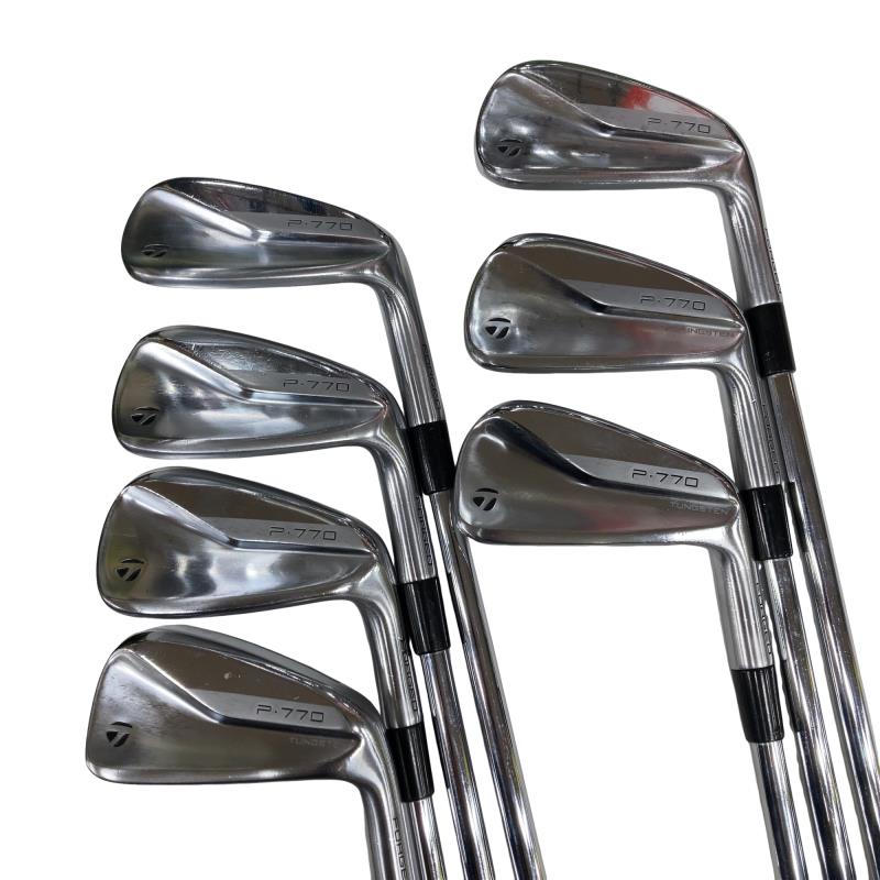 【中古】 テーラーメイド Taylor Made P・770(2020) 8S アイアンセット IR Dynamic Gold EX TOUR ISSUE (フレックスS) メンズ 男性用 右利き 右用 Cランク ゴルフクラブ
