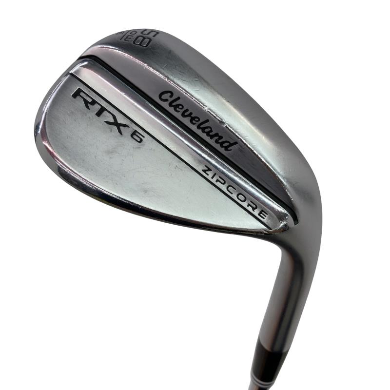 【中古】 クリーブランド Cleveland RTX-6 ZIPCORE 周遊旅行繻子 58°/06° LOW ウェッジ WG Dynamic Gold (フレックスS) メンズ 成人男性用 右利き 右用 C位置づける ゴルフ野球クラブ