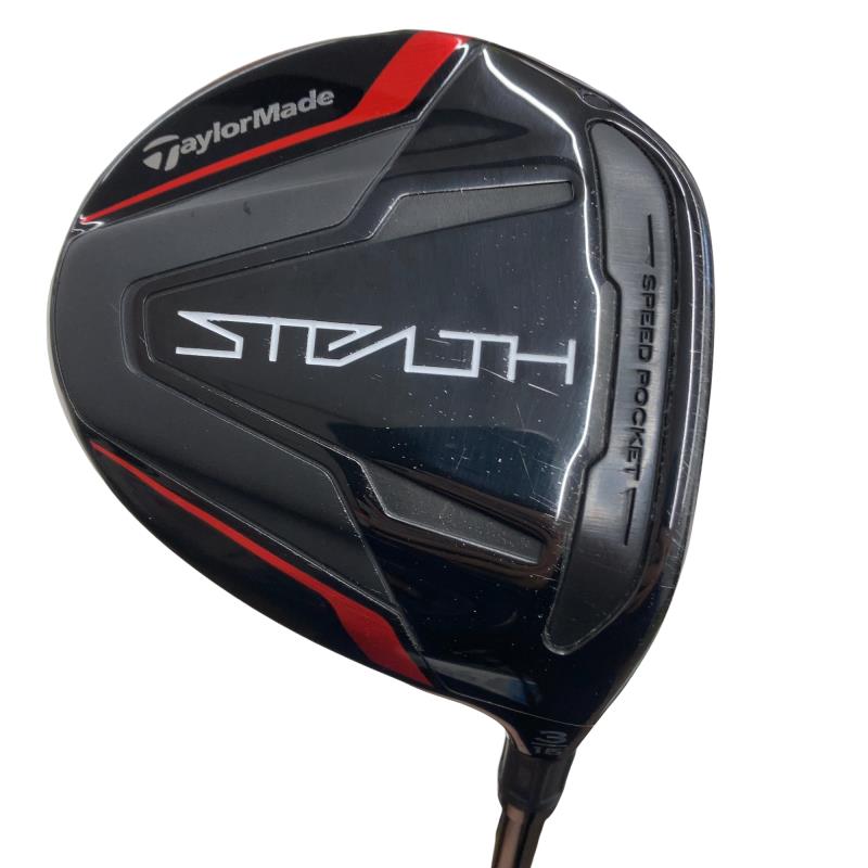 【中古】 テーラーメイド STEALTH 3W フェアウェイウッド FW TENSEI RED TM50(STEALTH FW) (フレックスS) メンズ 男性用 右利き 右用 Cランク ゴルフクラブ