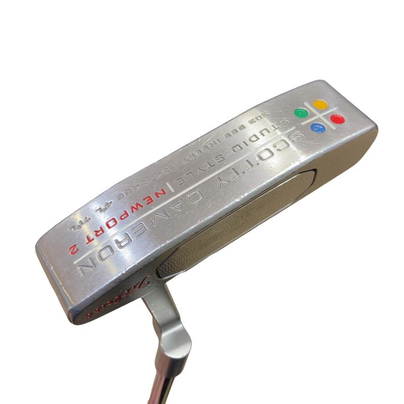 【中古】 タイトリスト SCOTTY CAMERON STUDIO STYLE NEWPORT 2 340G 34in パター PT スチール写真 (フレックス余分の物) メンズ 成人男性用 右利き 右用 C位置づける ゴルフ野球クラブ